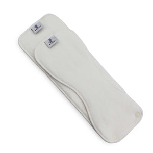 6r Soaker Insert Set | Bamboo Cotton Fleece - 7 Layer Everyday Absorbency