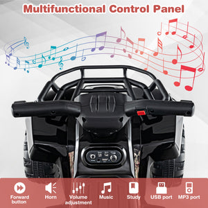 6V Kids ATV Quad Electric Ride On Car with LED Light and MP3