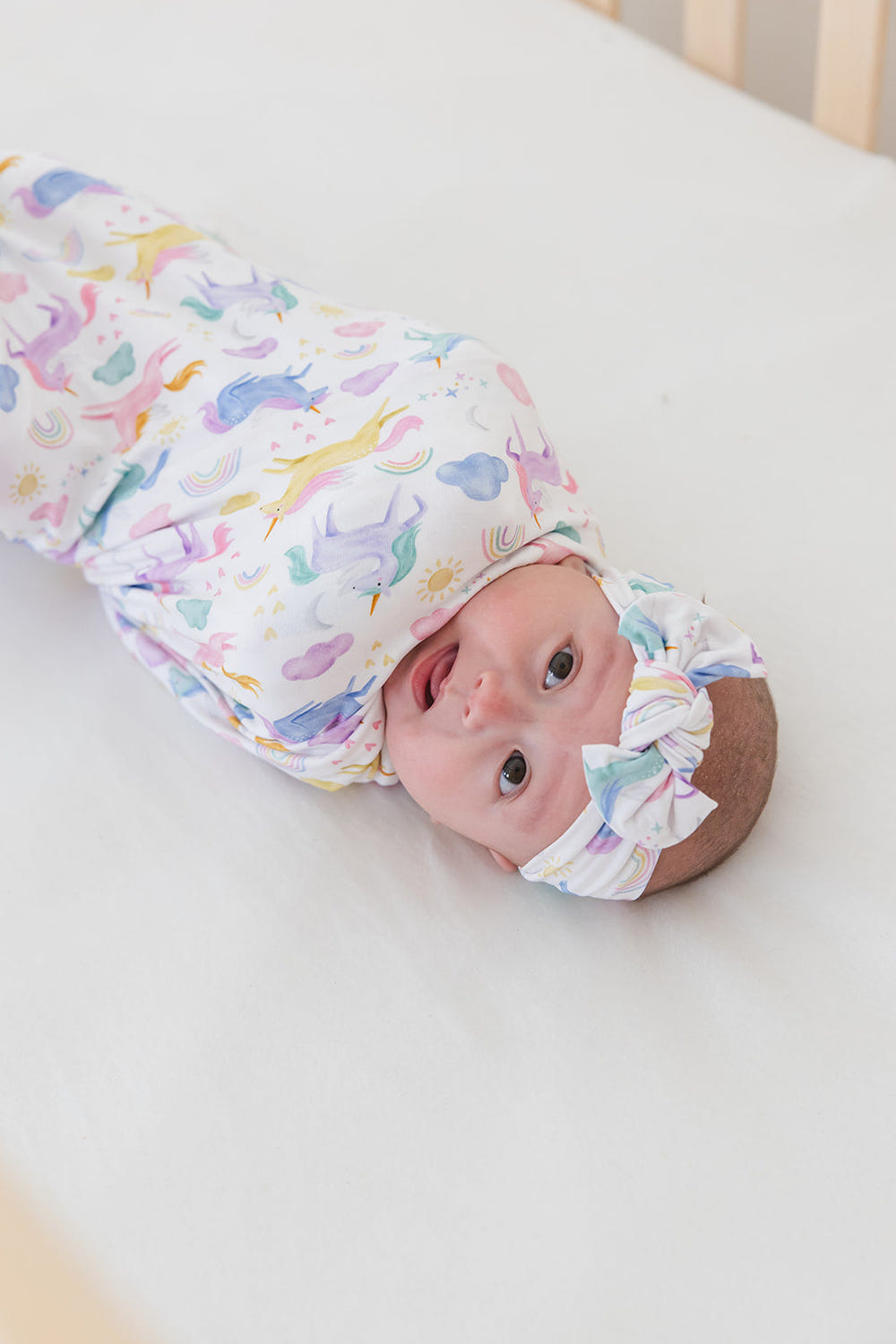Lightweight Elliana baby blanket, perfect for swaddling and keeping your little one cozy and comfortable.