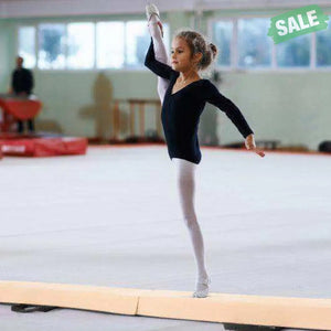 7 FT Folding Balance Beam with Removable Suede Cover and Non-slip Bottom-Navy Baby Gyms & Playmats