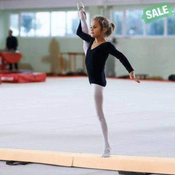 7 FT Folding Balance Beam with Removable Suede Cover and Non-slip Bottom-Navy Baby Gyms & Playmats