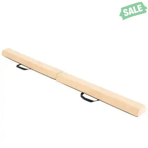 7 FT Folding Balance Beam with Removable Suede Cover and Non-slip Bottom-Navy Baby Gyms & Playmats