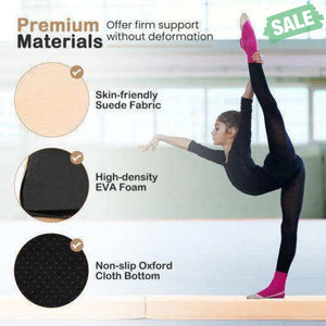 7 FT Folding Balance Beam with Removable Suede Cover and Non-slip Bottom-Navy Baby Gyms & Playmats