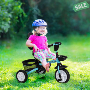 7-in-1 Detachable Baby Stroller with Canopy and Safety Harness-Pink Baby Strollers