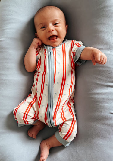Stars & Stripes Bamboo Shorty Pajamas