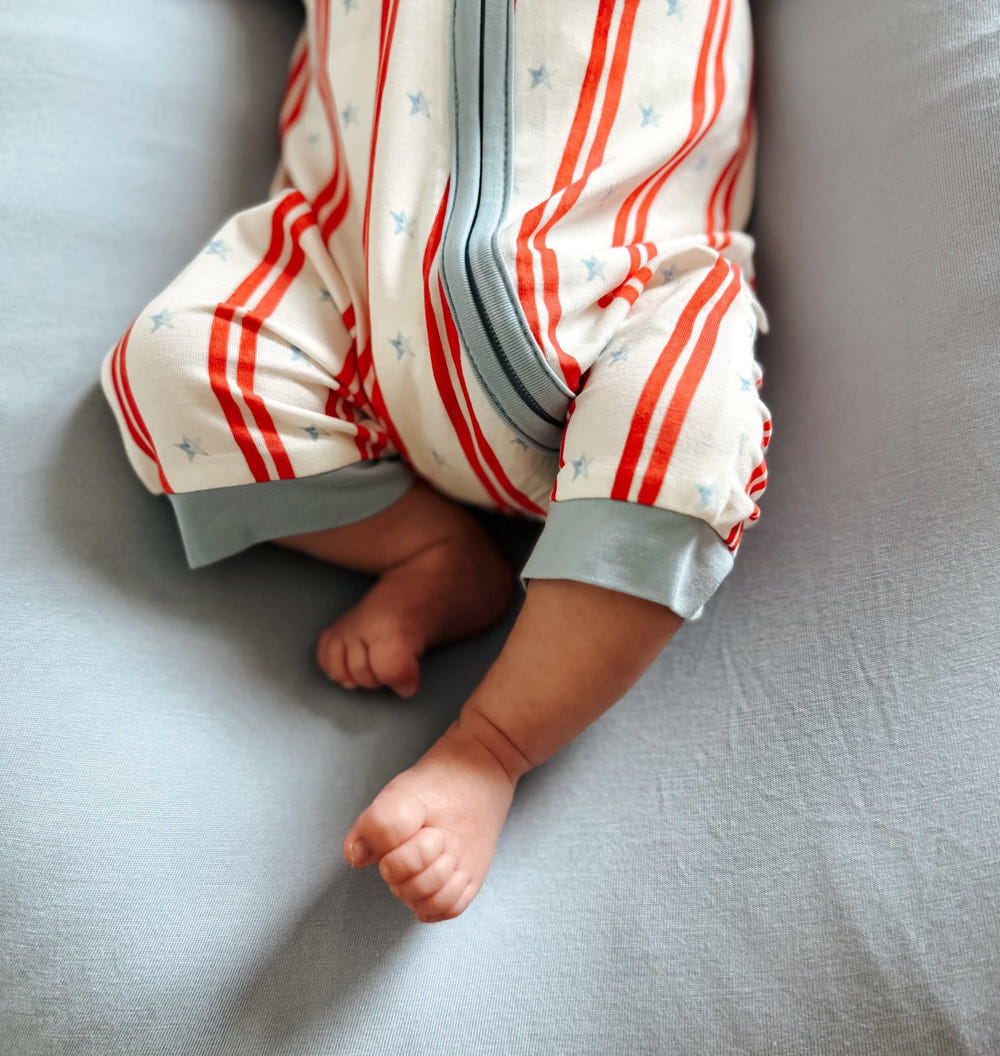 Stars & Stripes Bamboo Shorty Pajamas