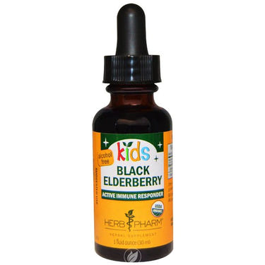 Cozy Farm Herb Pharm Kids Black Elderberry Glycerite 1 fl oz