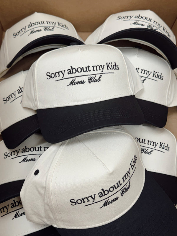 Sorry About My Kids. Vintage Trucker Hat