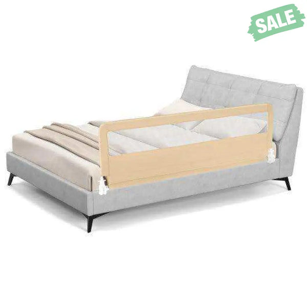 71 Inch Extra Long Swing Down Bed Guardrail with Safety Straps-Pink Pink Bed Rails