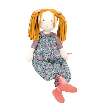 Violette The Rosalies doll by Moulin Roty, perfect for imaginative play and nurturing fun for babies and toddlers.