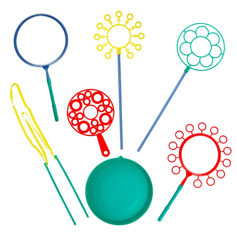 Assorted Giant Soap Bubble Makers by Moulin Roty - Fun recreational activity for kids.