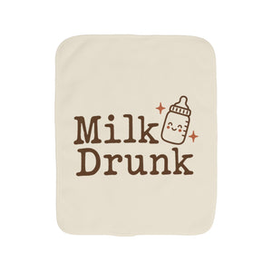 Milk Drunk burp cloth