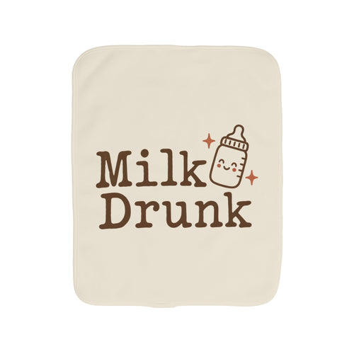 Milk Drunk burp cloth