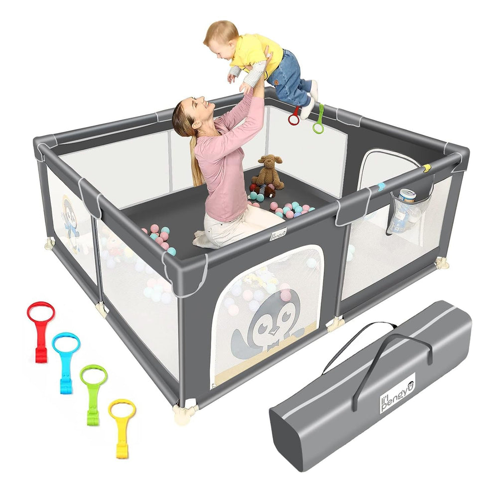 Li'l Pengyu Large Baby Playpen