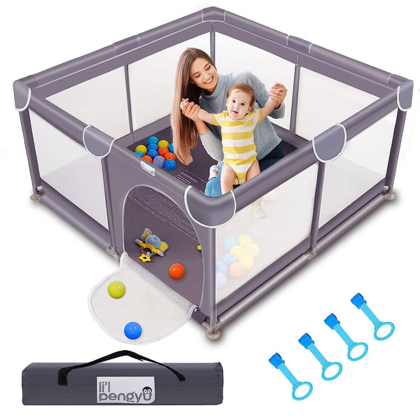 Li'l Pengyu Large Baby Playpen