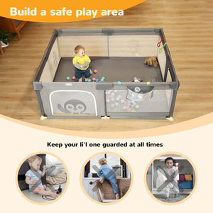 Li'l Pengyu Large Baby Playpen