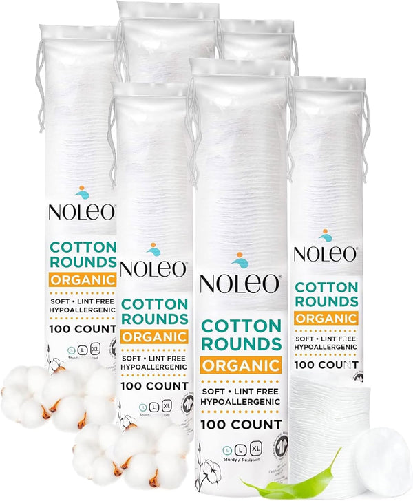 NOLEO Organic Cotton Rounds - Small 2" - MOOGCO Baby