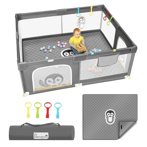 Li'l Pengyu Large Baby Playpen