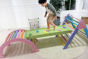 Hazel | Pikler Triangle, Slide & Rocker Set - Natural