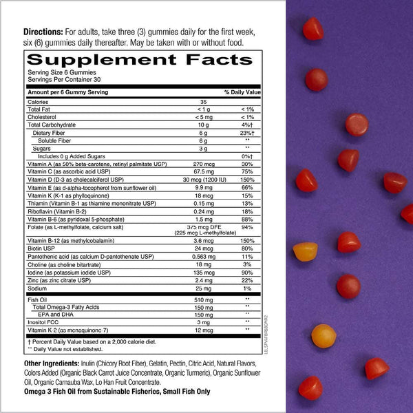 Smartypants Kids Complete Multivitamin + Omega-3 with Vitamin D (180 Count)