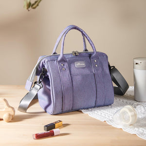 Stylish women mini crossbody diaper bag in angle 13, perfect for moms on the go.