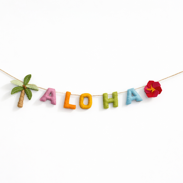 Felt Garland - ALOHA