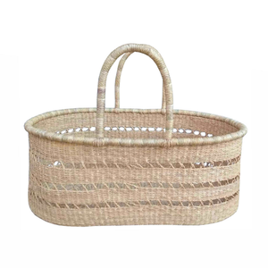Traditional Style Moses Basket 3 Piece Bedding Set ONLY - Choose Fabric Color
