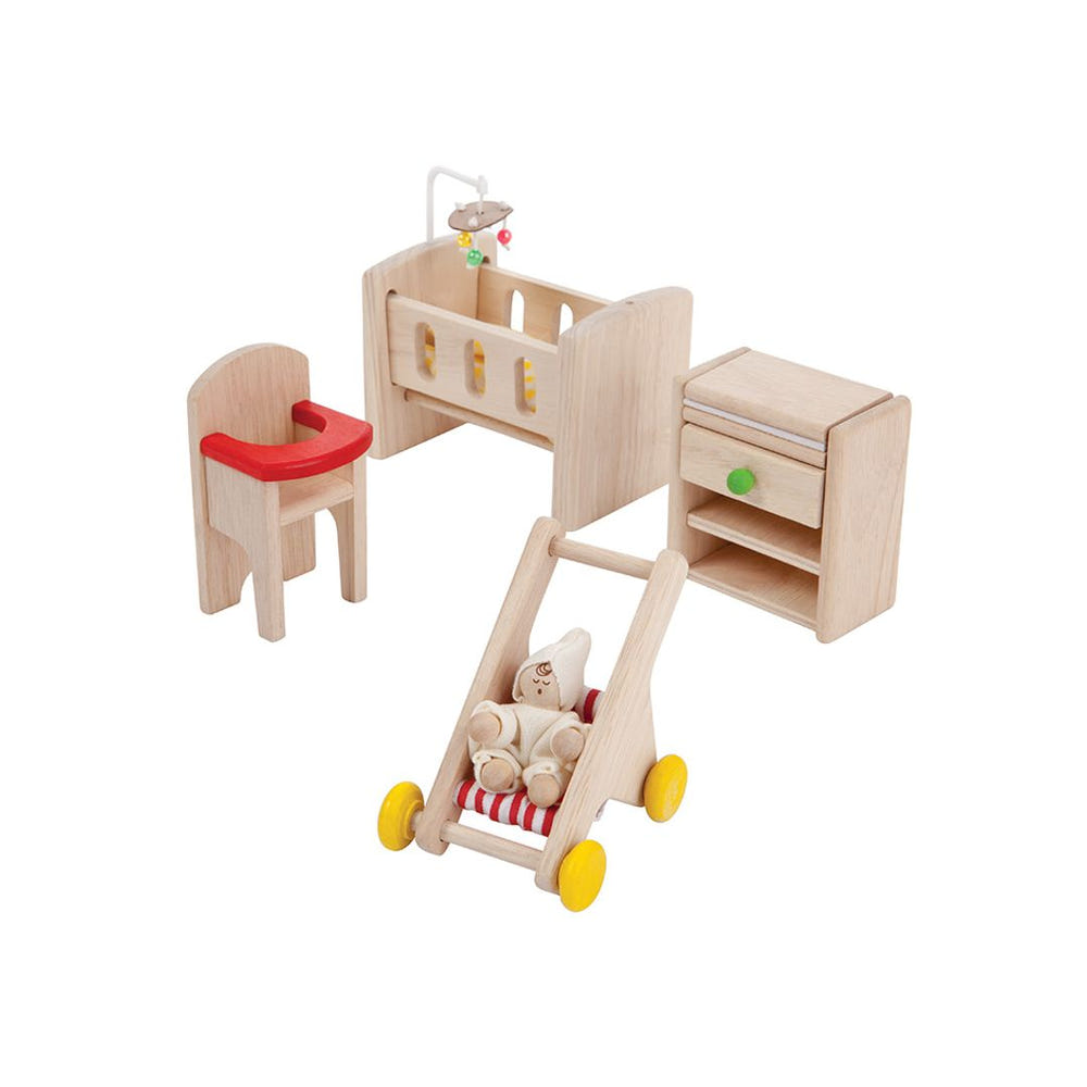 Cozy nursery feeding chair with soft cushions, perfect for nursing and baby feeding.