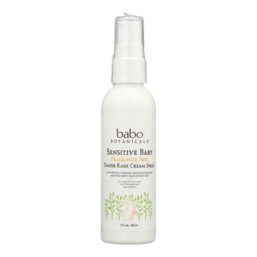 Babo Botanicals Unscented Diaper Cream Spray (Pack of 3)
