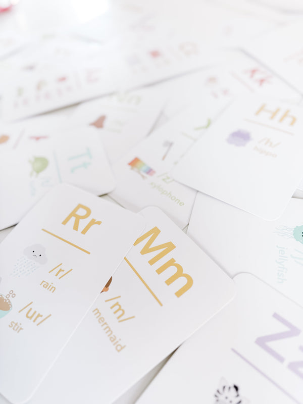 Letter Sounds Phonics Flashcards