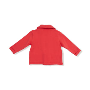 Varsity - Red - Shawl Neck Jacket