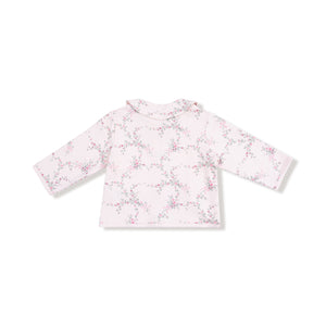 Antoinette Floral - Tweed Style Jacket with Bow Pockets