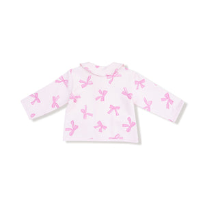 Pretty Bows - Tweed Style Jacket with Bow Pockets