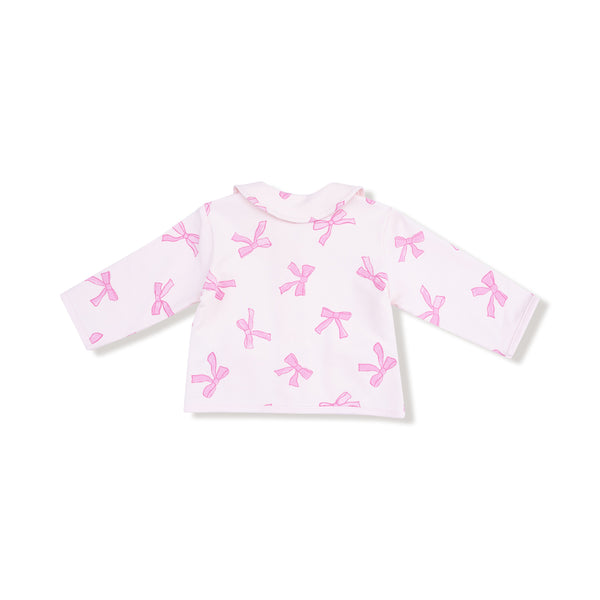 Pretty Bows - Tweed Style Jacket with Bow Pockets