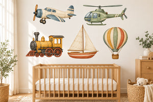 Transport Wall Decals, Set of 5 (Set 4), image 2