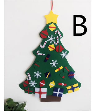 DIY Felt 3D Christmas Tree Decor
