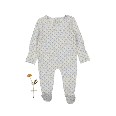The Printed Romper - Emma Blue