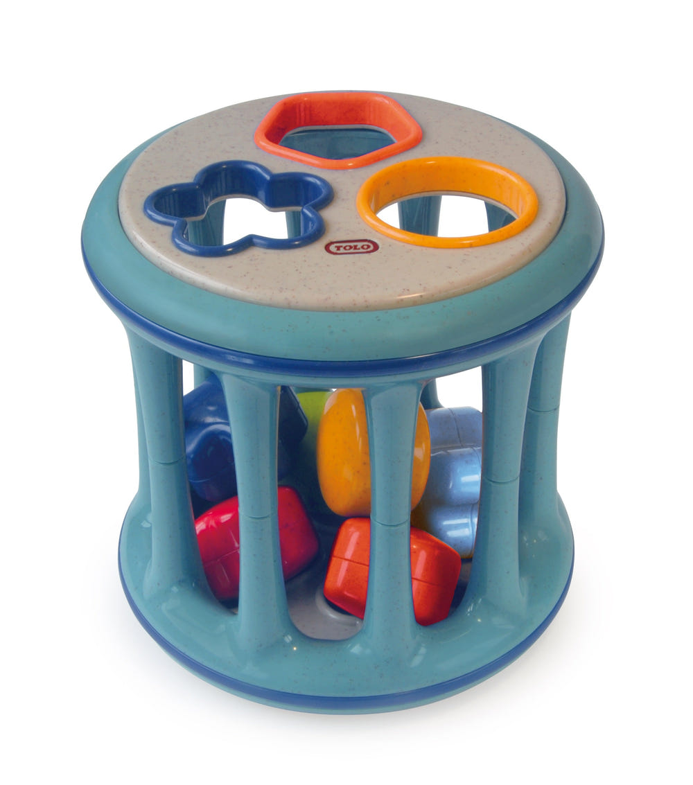 Rolling Shape Sorter by TOLO - Engaging early learning toy for babies to enhance shape recognition and motor skills.