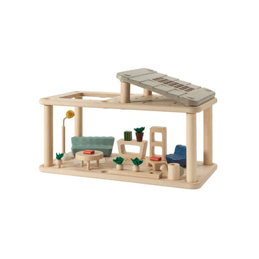 PlanSpace Gathering Flat with Sunroom - stylish baby-friendly furniture for modern living spaces.