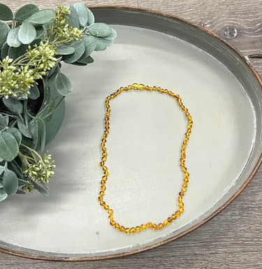 18” Honey Amber Necklace