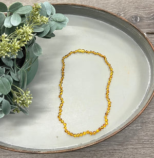 18” Honey Amber Necklace