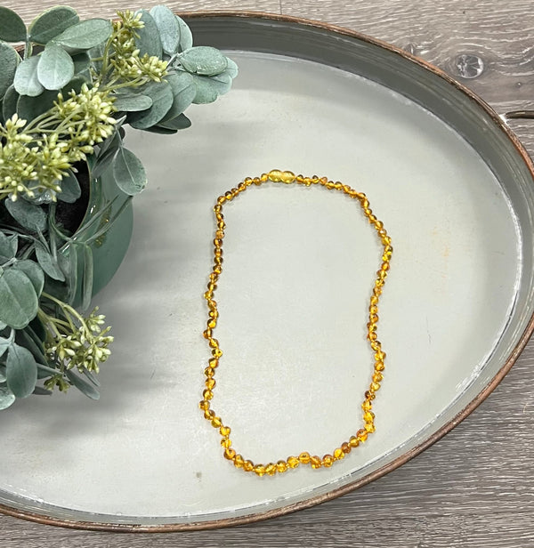 18” Honey Amber Necklace