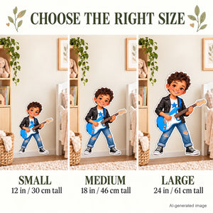 Personalized Musician Wall Decal from Photo, Dream Job Sticker, image 16