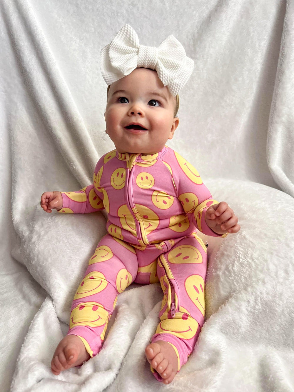 Pink Lemonade Zippy baby bedding set, featuring a vibrant pink design for cozy and stylish sleep.