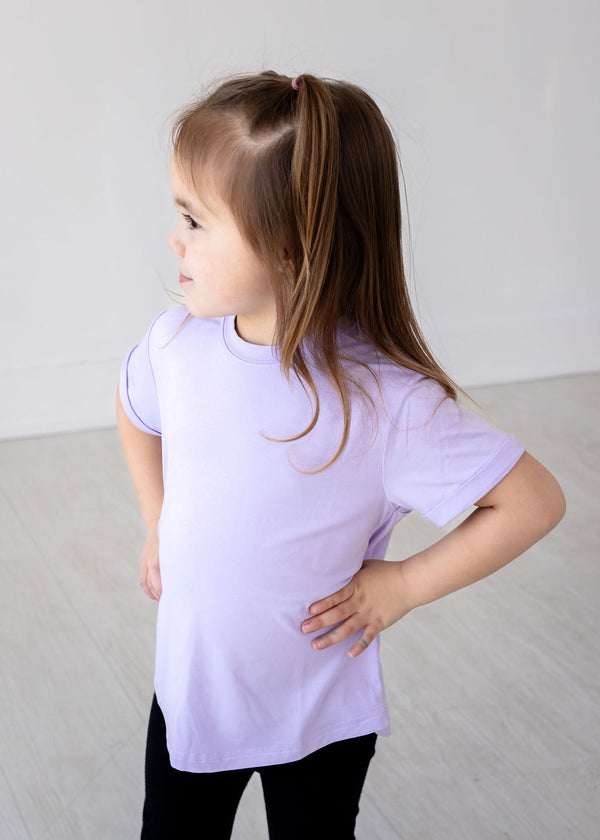 Bamboo Tee - Pastel Lilac