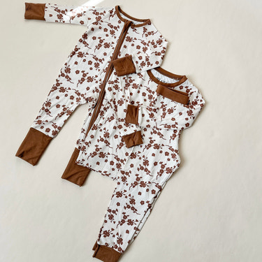 FLORAL Bamboo PJS - MOOGCO Baby