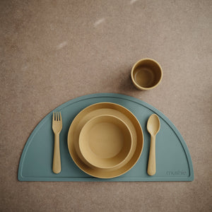 Mushie Dinnerware Cups Soft Colors Non-Toxic PP Plastic