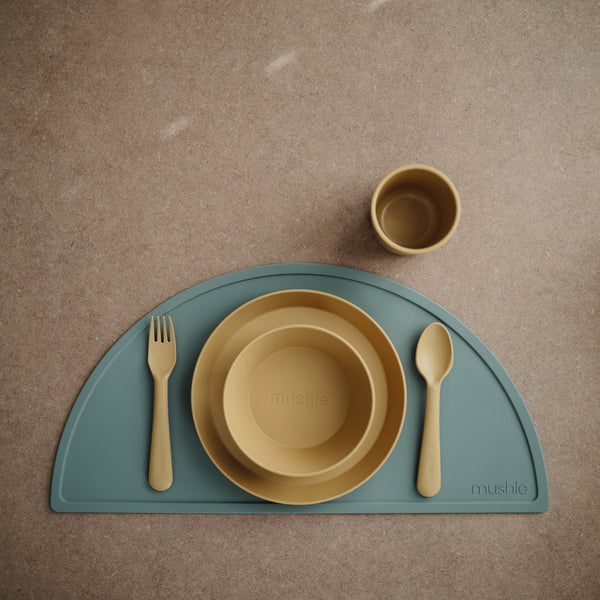 Mushie Dinnerware Cups Soft Colors Non-Toxic PP Plastic