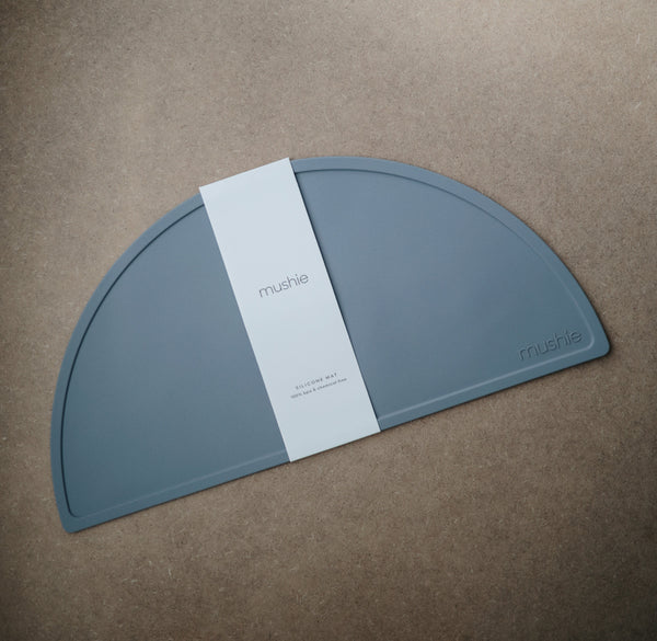 Mushie Silicone Placemat Food-Grade Silicone Soft Colors