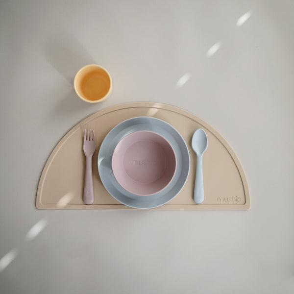 Mushie Dinnerware Cups Soft Colors Non-Toxic PP Plastic